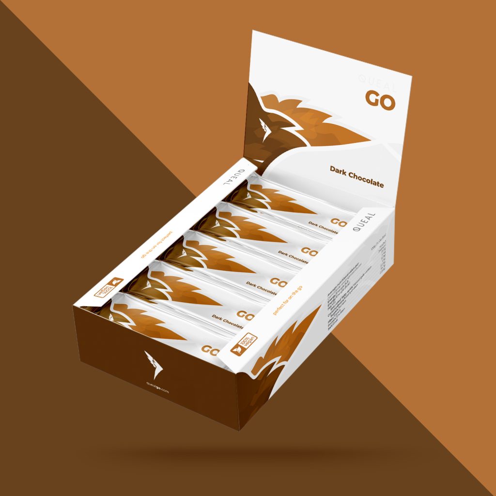 Queal Dark Choco Peanut GO Repen 9-Pak